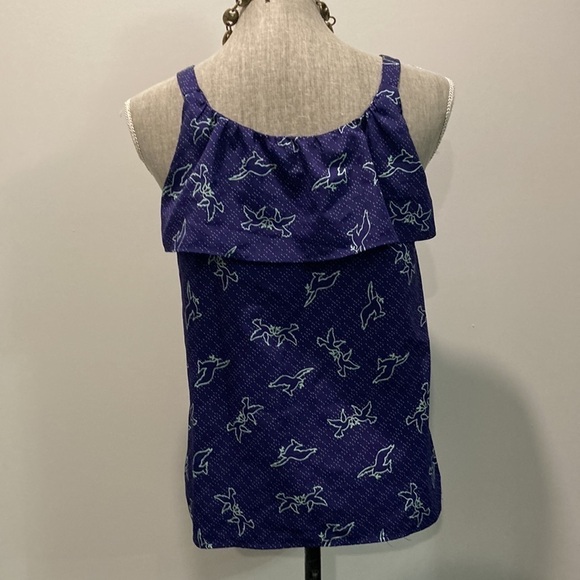 Forever21 Purple Ruffle Dove Tank Top​​​​​​​ - Picture 7 of 8